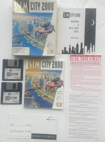 Sim city 2000 - sim, dos