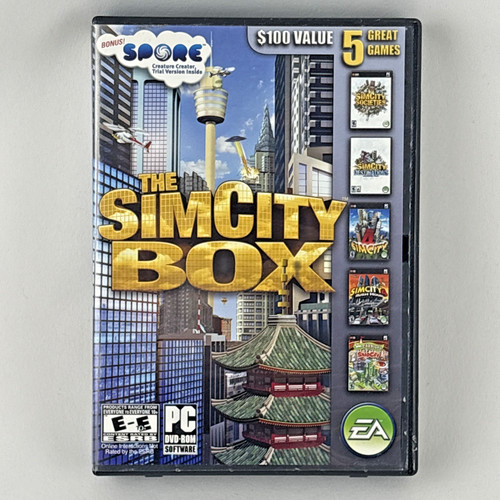 The simcity box - simcity, (pc