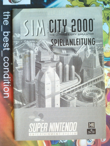 Manual sim city 2000 - manual,
